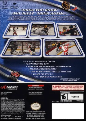 NHL Hitz Pro box cover back